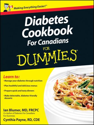cover image of Diabetes Cookbook For Canadians For Dummies